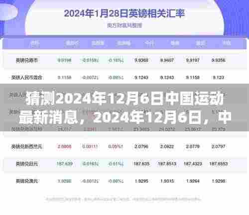 2024年12月6日中国运动界最新动态与影响力猜想