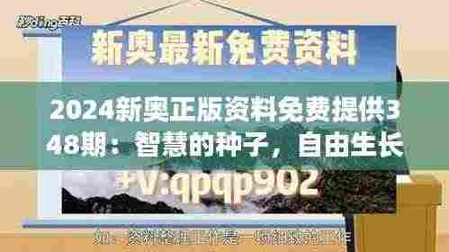 2024新奥正版资料免费提供348期:智慧的种子,自由生长