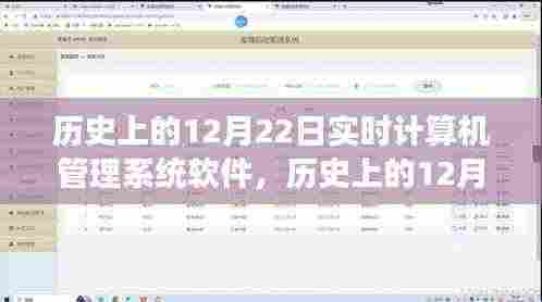 历史上的12月22日，计算机软件的奇妙之旅与虚拟世界的自然探索