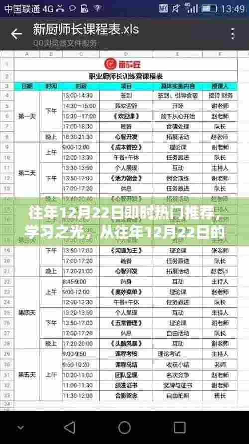 往年12月22日热门推荐洞察,学习之光如何点燃自信与成就之火旅程