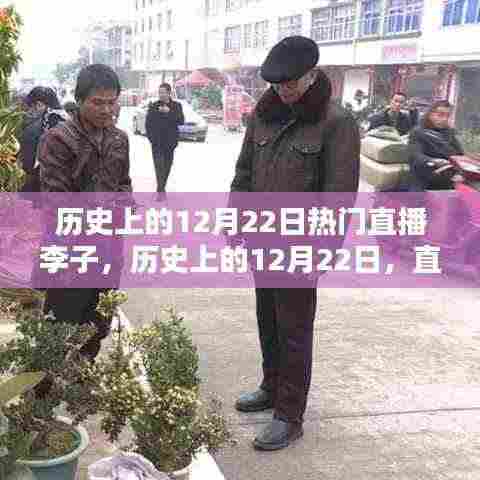 历史上的12月22日直播李子热潮,兴起与传承