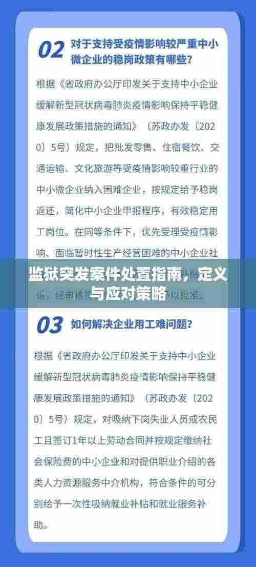 监狱突发案件处置指南,定义与应对策略