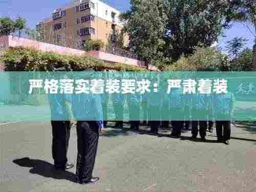严格落实着装要求:严肃着装