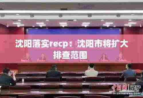 沈阳落实recp：沈阳市将扩大排查范围 