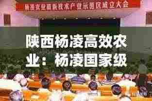 陕西杨凌高效农业:杨凌国家级农业高新技术示范区