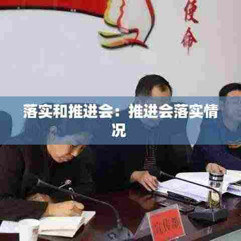 落实和推进会:推进会落实情况