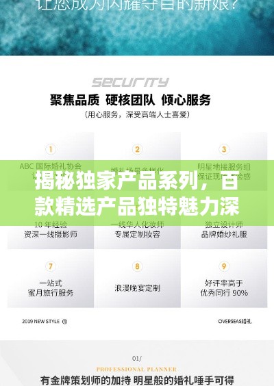 揭秘独家产品系列，百款精选产品独特魅力深度探索