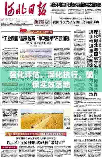 强化评估,深化执行,确保实效落地