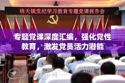 专题党课深度汇编,强化党性教育,激发党员活力潜能