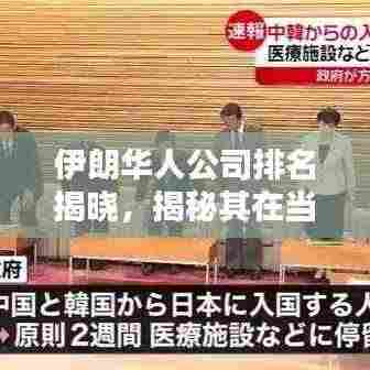 伊朗华人公司排名揭晓，揭秘其在当地的影响力与地位